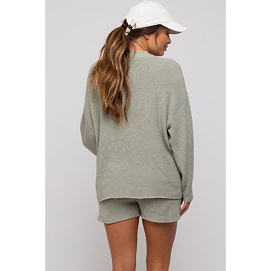 Maternity Sweater and Short Set