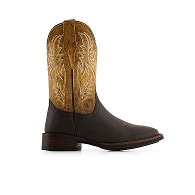 Forastero Men's Leather Cowboy Boots Bicolor 90993