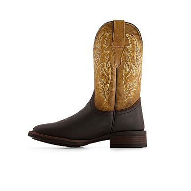 Forastero Men's Leather Cowboy Boots Bicolor 90993