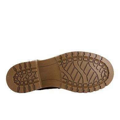 Andrea Women's Side Zipper Lace up Boots 90576