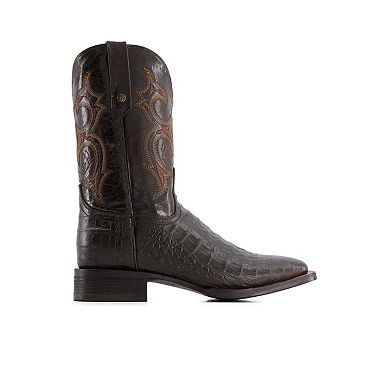 Forastero Men's Croco Embossed Leather Cowboy Boots 90999