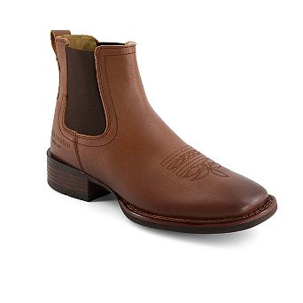 Forastero Men's Genuine Leather Chelsea Boot Western Style with elastic shaft 90996