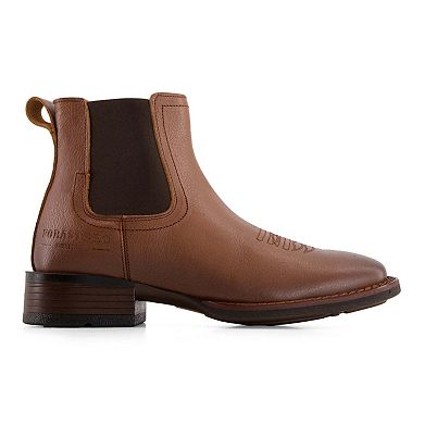 Forastero Men's Genuine Leather Chelsea Boot Western Style with elastic shaft 90996