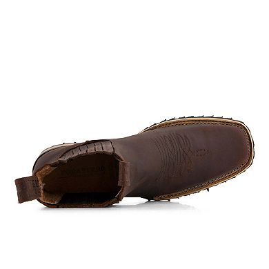 Forastero Men's Leather Chelsea Boots with side Zipper 63850