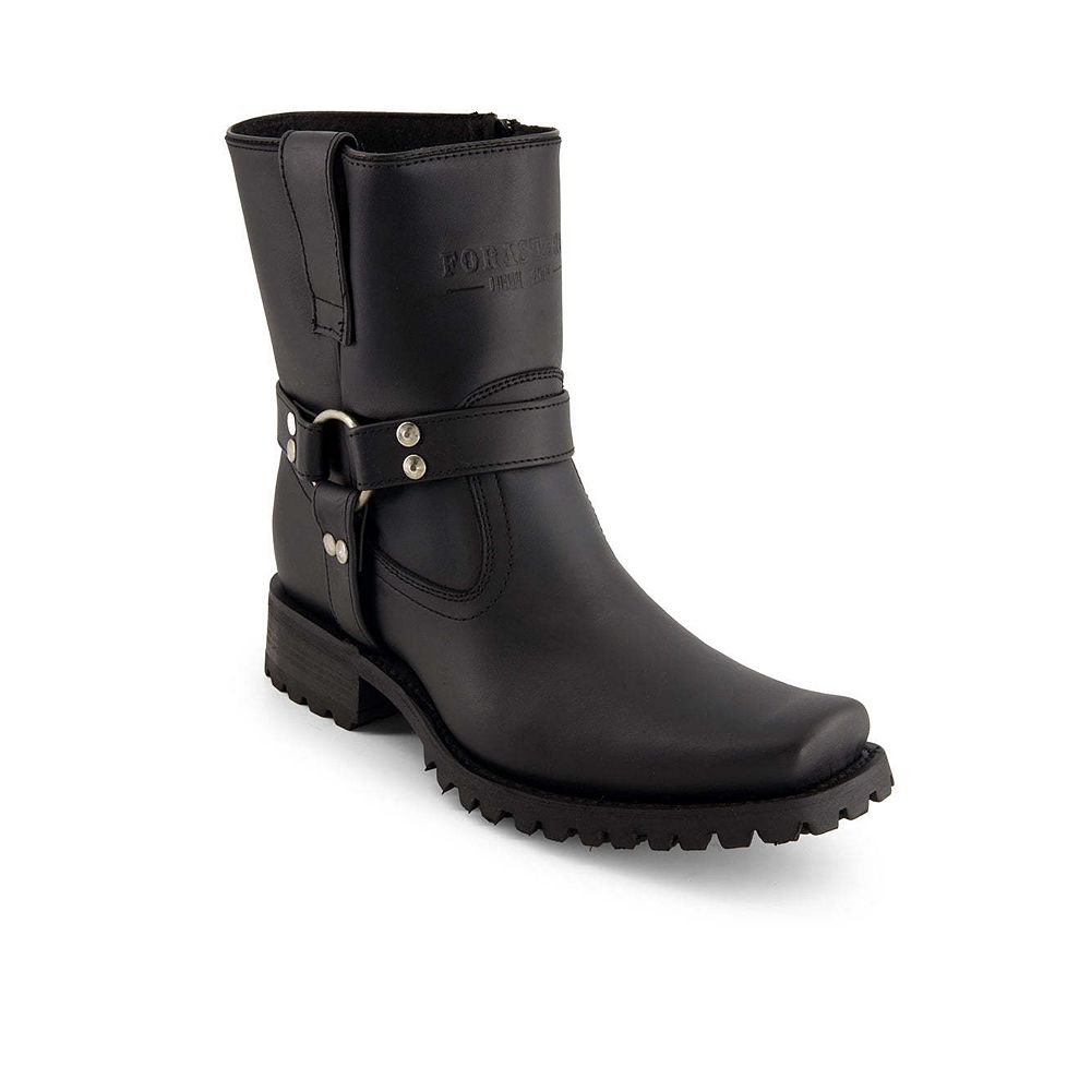Forastero Men's Leather Biker Boots with zipper closure 90998