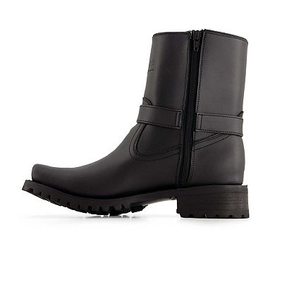 Forastero Men's Leather Biker Boots with zipper closure 90998