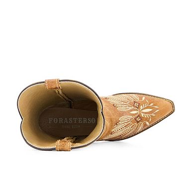 Forastero Women's Leather Western Boots 66098