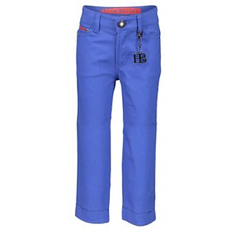Elie Balleh Big Boys Slim Fit 5 Pocket Twill Pants
