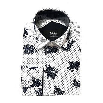 Elie Balleh Boys Slim Fit Floral Button-Down Shirt