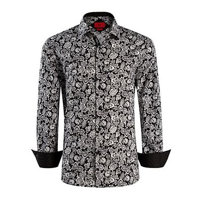 Elie Balleh Boys Slim Fit Paisley Print Shirt