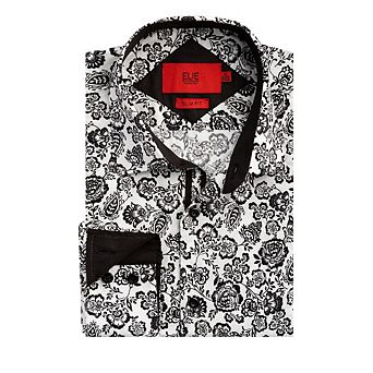 Elie Balleh Boys Slim Fit Paisley Print Shirt