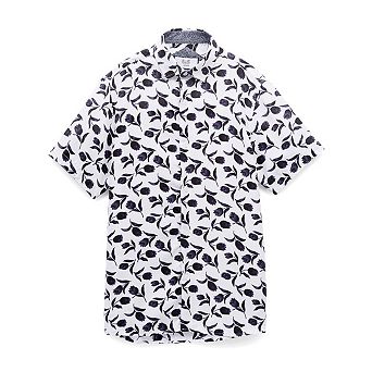 Elie Balleh Boys Slim Fit Floral Button-Down Shirt