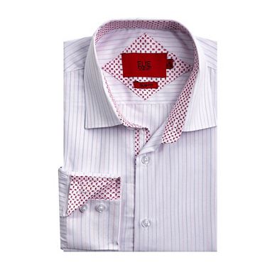 Elie Balleh Slim Fit Mens Striped Button-Down Shirt