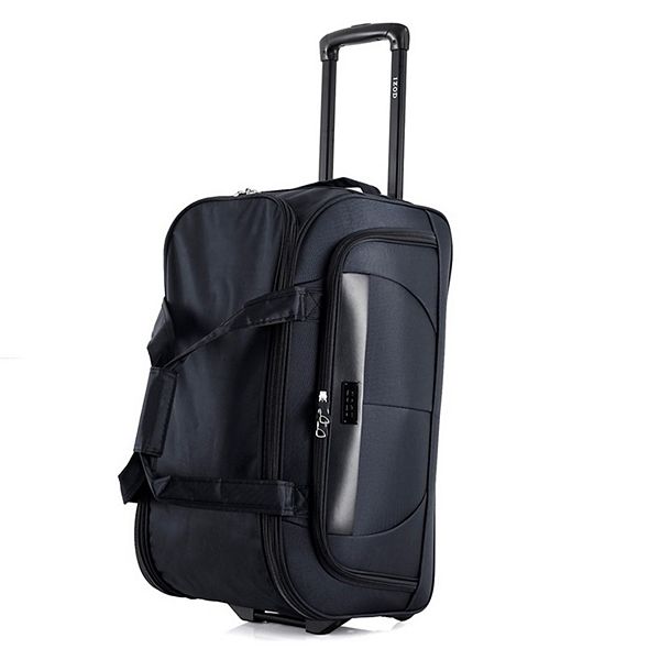 IZOD Carol Softside Rolling Telescopic Handle Duffel Bag