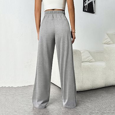 Women's Wide Leg Sweatpants Casual Loose Drawstring Pants