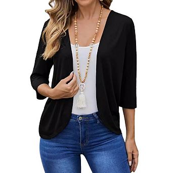 Women Lightweight Long Sleeve Cardigan Sweaters