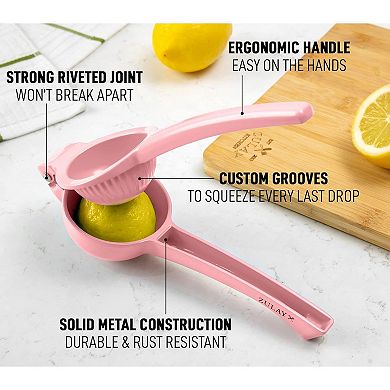 Zulay Kitchen Premium Quality Metal Lemon Squeezer