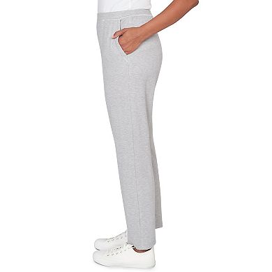Petite Alfred Dunner Comfort Everyday Slant Pocket Average Length Pants