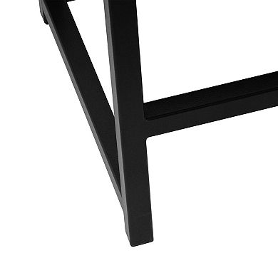 Toko Backless Counter Height Stool, Polyester