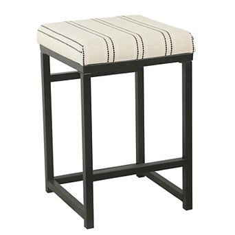 Toko Backless Counter Height Stool, Polyester