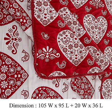 Liv 3pc Coverlet Set, Woven Jacquard Matelasse
