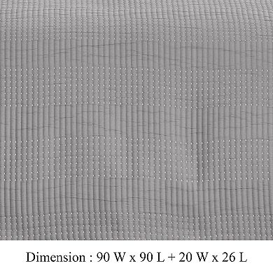 Fys 3pc Coverlet Set, Soft Woven Jacquard Matelasse