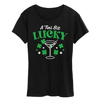 Women's A 'Tini Bit Lucky Graphic Tee