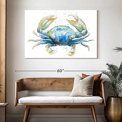 Cangrejo Azul Square Wall Art