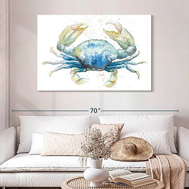 Cangrejo Azul Square Wall Art