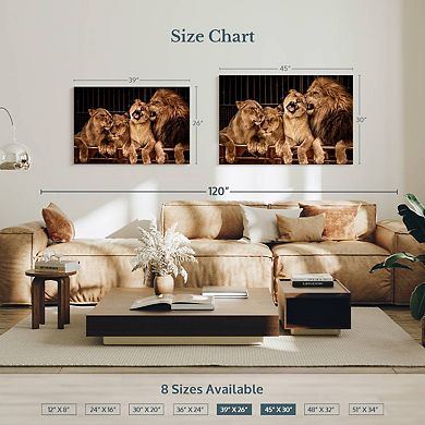 Pride Of Lions Wall Art