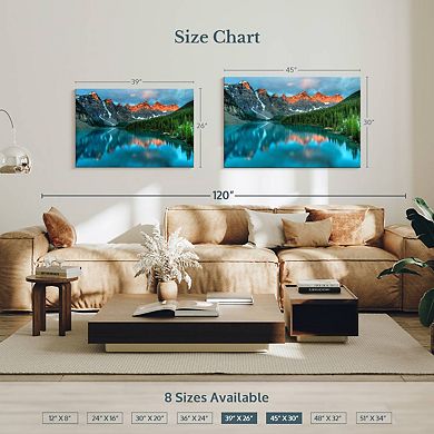 Tranquil Moraine Lake Wall Art