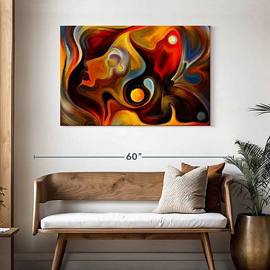 Abstract Portrait Wall Art