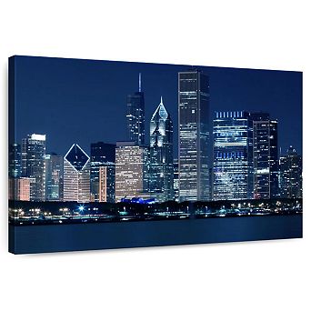 Bright Downtown Chicago Wall Art