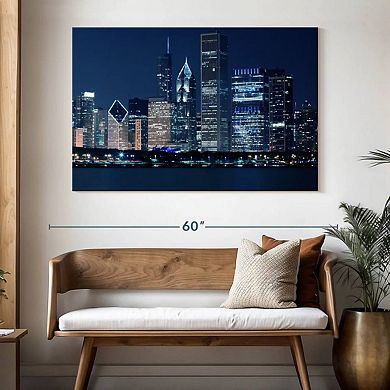 Bright Downtown Chicago Wall Art