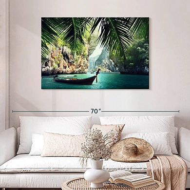 Thailand Long Boat Wall Art
