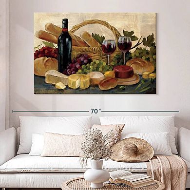 Tuscan Evening Wine Crop Wall Art