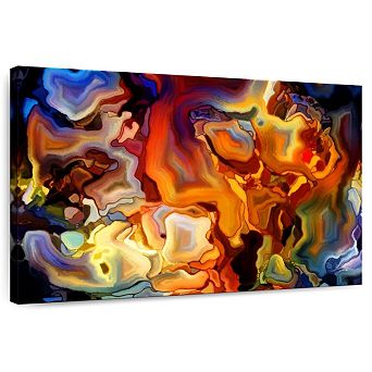 Abstract Stained Glass Wall Art