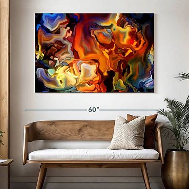 Abstract Stained Glass Wall Art