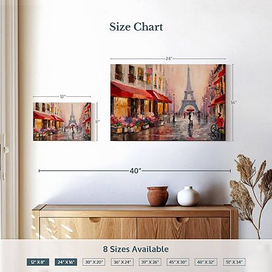 Rainy Paris Wall Art