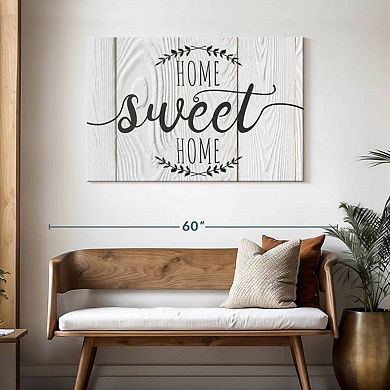 Home Sweet Home Typography VI Wall Art