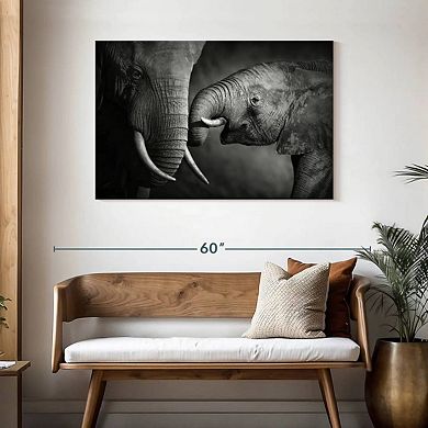 Elephant Affection Wall Art