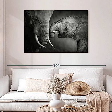 Elephant Affection Wall Art