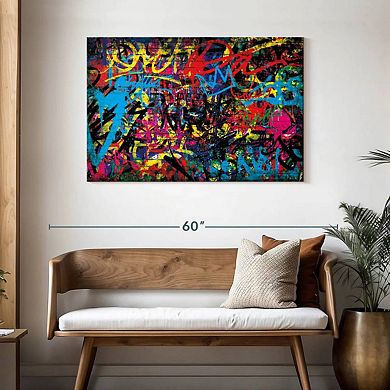 Abstract Graffiti Wall Art