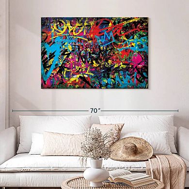 Abstract Graffiti Wall Art