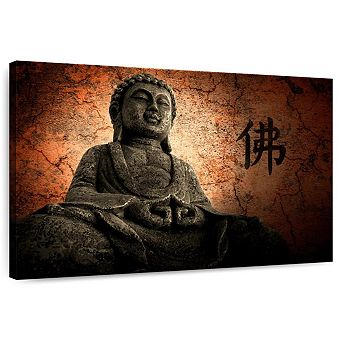 Grunge Buddha Wall Art
