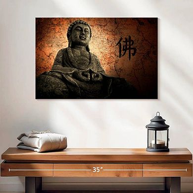Grunge Buddha Wall Art