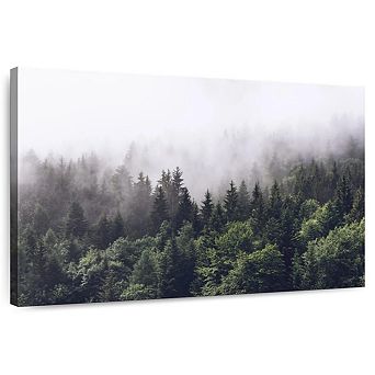 Hazy Pine Forest Wall Art