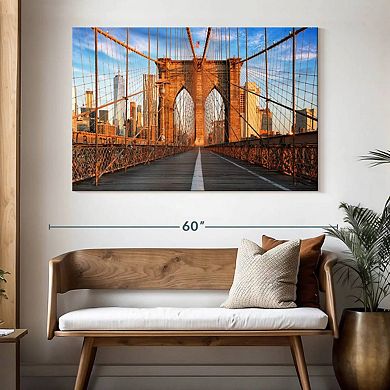 Brooklyn Bridge Pedestrian Walkway Wall Art