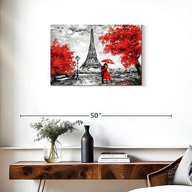 Paris Couple Pop Wall Art