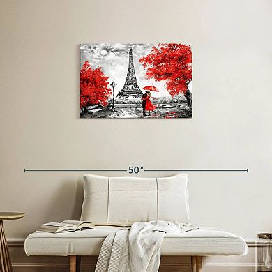 Paris Couple Pop Wall Art